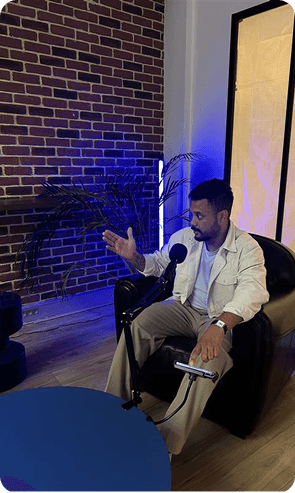 Podcast studio