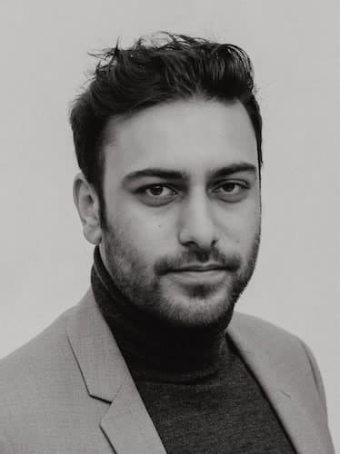 Portrait en noir et blanc de Robin Lucas, cofondateur de Gust
